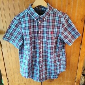Ralph Lauren Boys Plaid Button Down Shirt